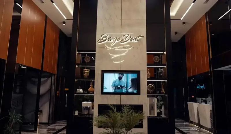 Bergedent world class dental clinic lobby Istanbul