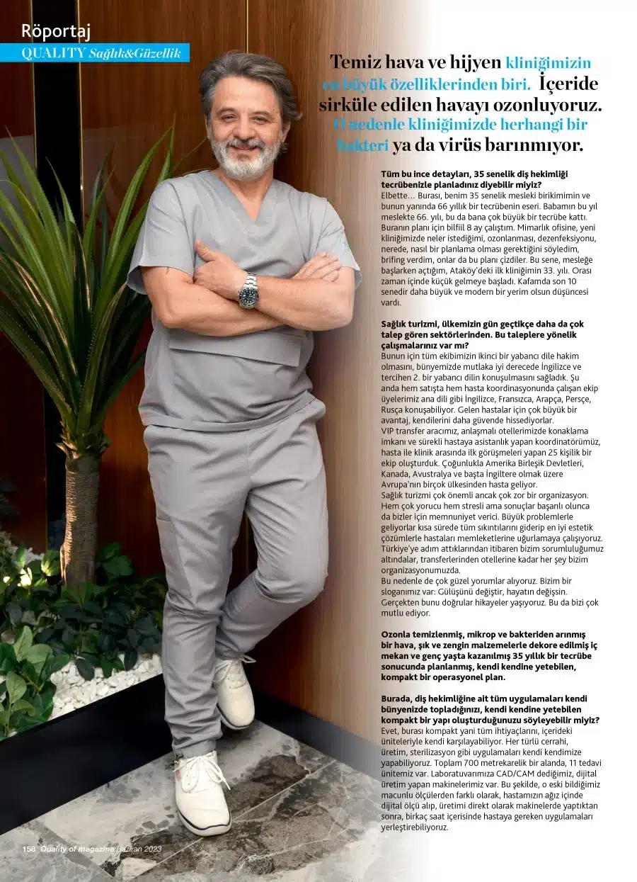 Dr. Tunç BERGE – Lead Implantologist at Bergedent Istanbul